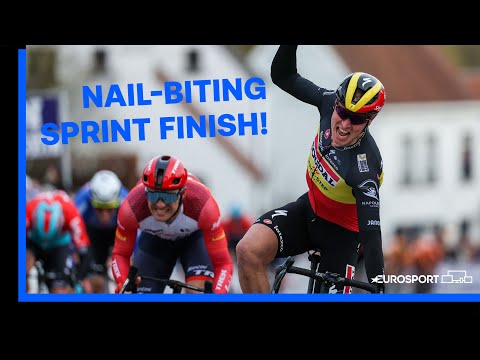 "That Was A Close One!" | Tim Merlier Takes The Nokere Koerse Win At The Last Minute! | Eurosport