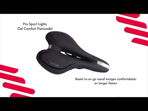 Pro Sport Lights Gel Comfort Bicycle Saddle