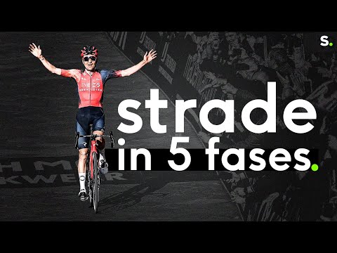 This is how Tom Pidcock rode to victory in the Strade Bianche