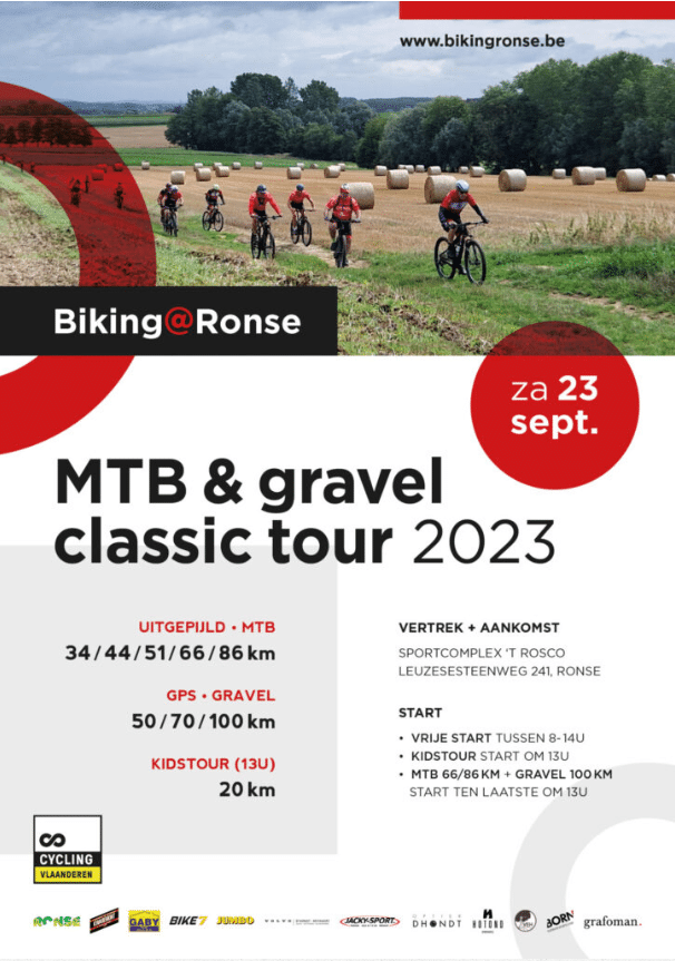 Biking @ Ronse MTB en Gracel Classic Tour 2023