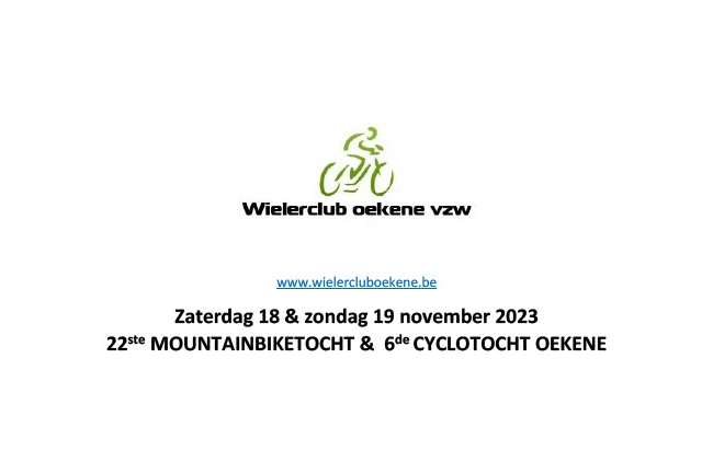 MTB en CYCLO toertocht Oekene banner