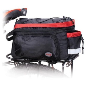 Bicycle Bag Red ProX 15 L Luggage carrier bag + cover