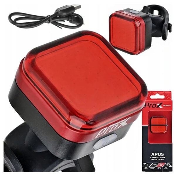 Bicycle Rear Light ProX, rechargeable, COB Led 40 L