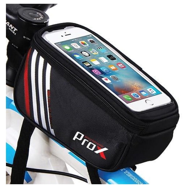proX Frame bag with phone holder, black 1.2 L