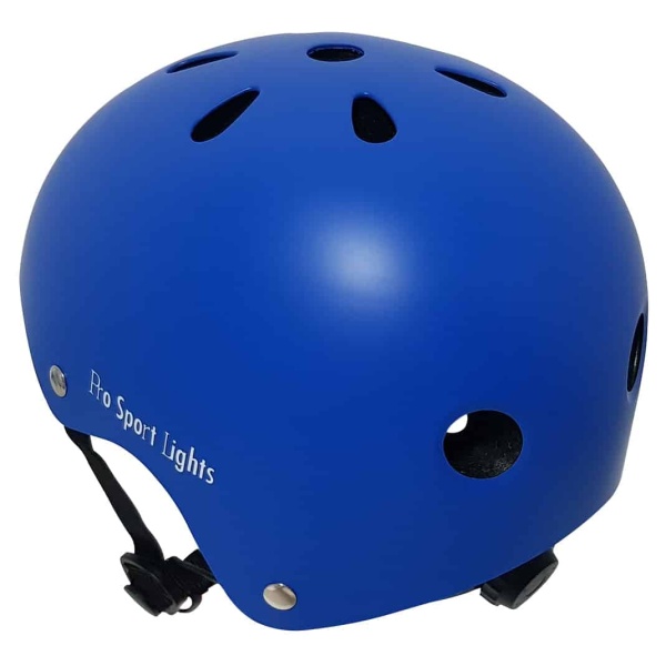 Children's bicycle helmet Matt Blue side 04