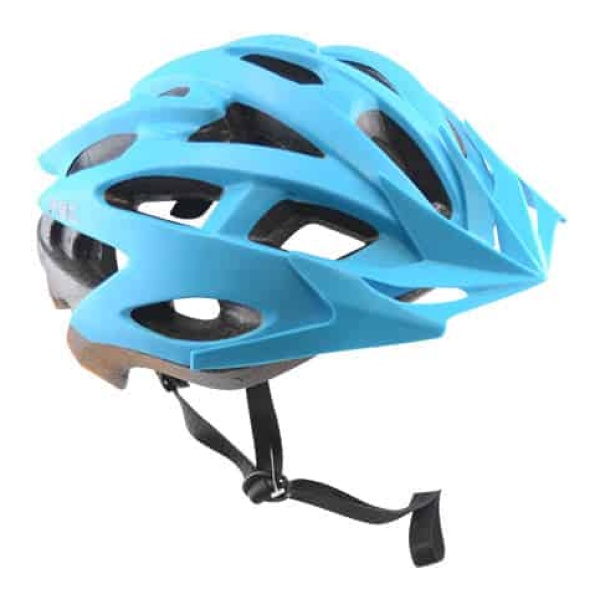 Casco Bicicleta Optimiz Hombre/Mujer - Azul Mate Vista lateral