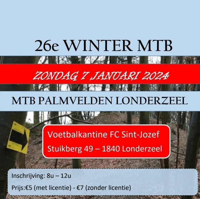 26e VTT d'hiver Palm Fields Londerzeel vk