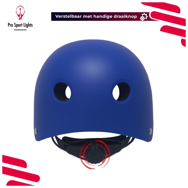 Children's bicycle helmet Matte Blue rear