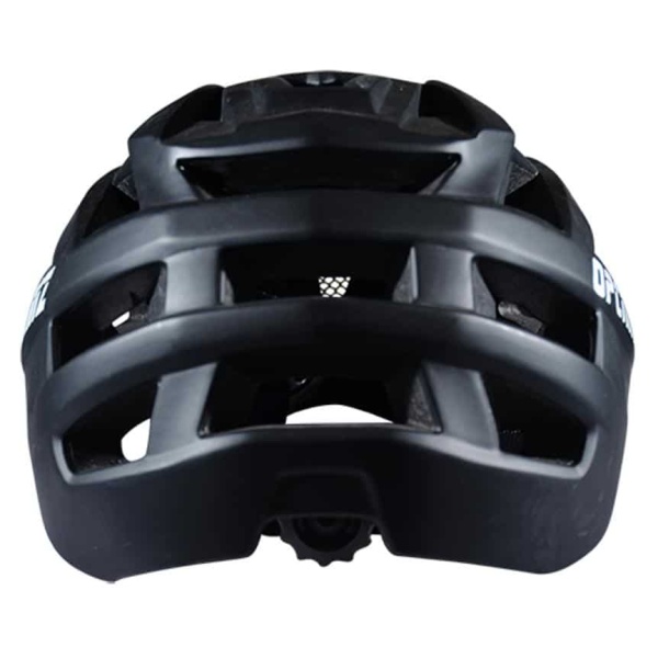 Optimiz Cycling Helmet Matt Black Mountain bike rear