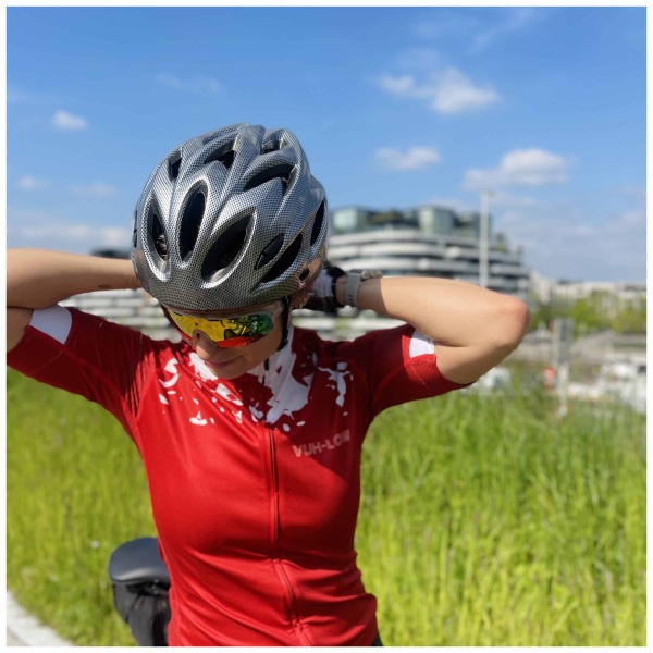 Casco de ciclismo Mujer/Hombre - Carbon look top mujer