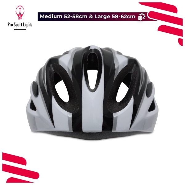 Cycling helmet Men/Women - White/Black front