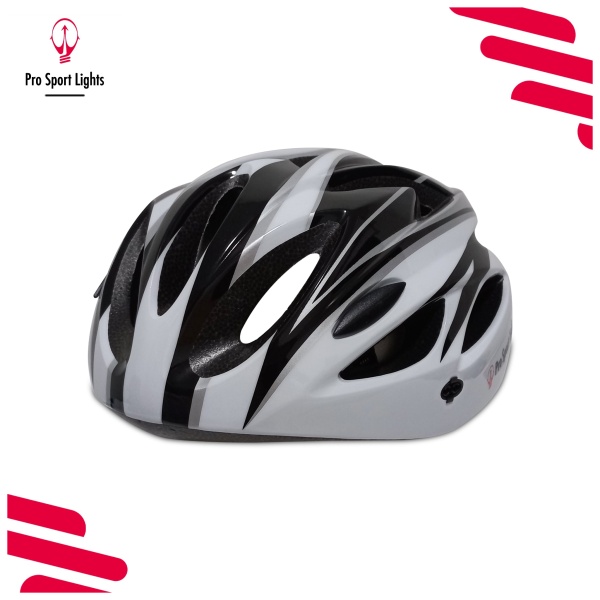 Cycling helmet Men/Women - White/Black front of helmet