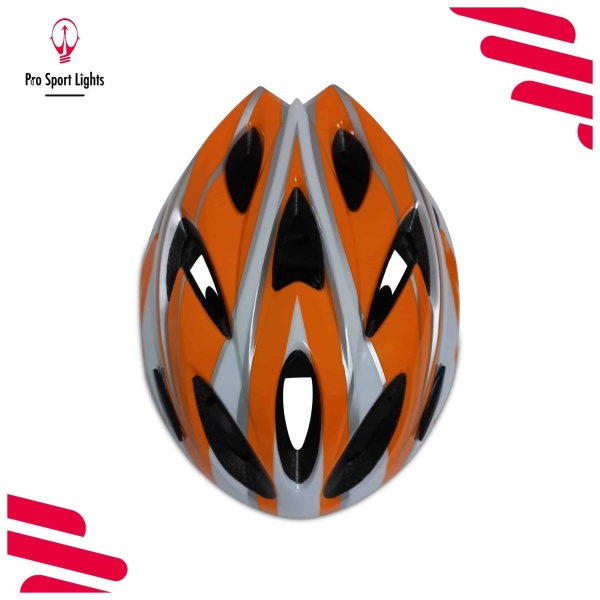 Casque vélo Femme Homme Allround M - L - Haut blanc-orange