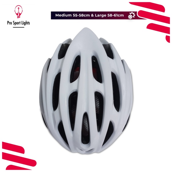 Cycling helmet Women/Men WHITE - All-round - Straight top