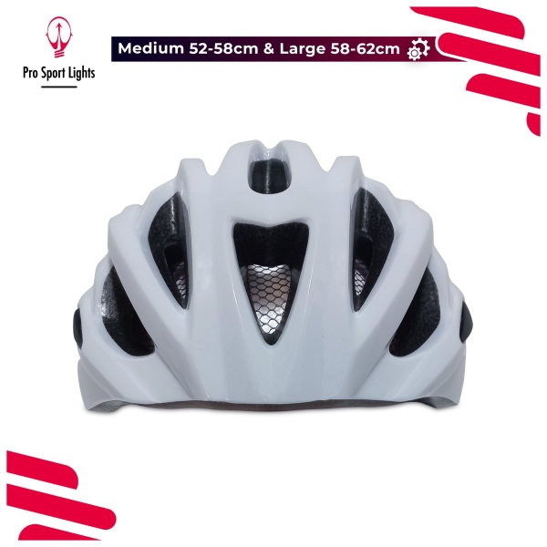 Cycling helmet Women/Men WHITE - All-round - front