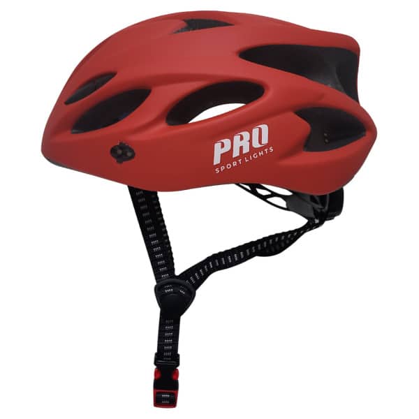 Pro Sport Lights Cycling Helmet Women Men Matte Red