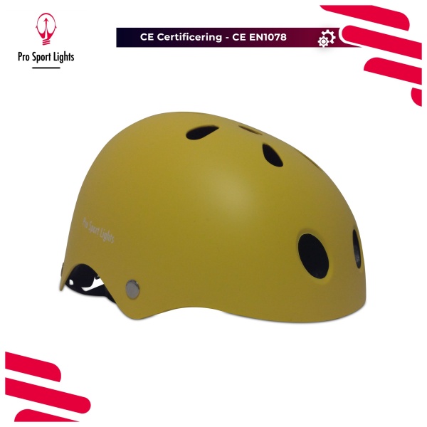 Bicycle helmet for children yellow Side