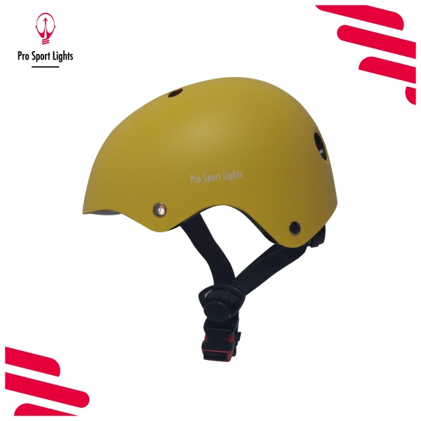 Bicycle helmet for children yellow side 02