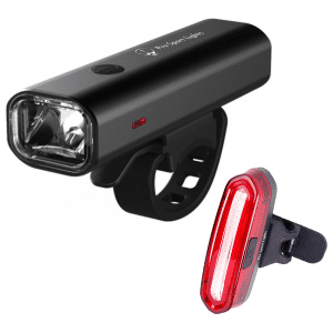 Bicycle lighting set LED 400L & 120L rechargeable