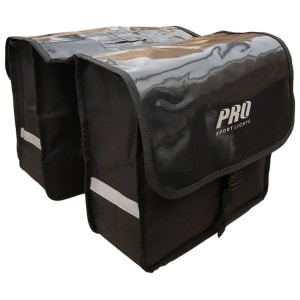 Pro Sport Lights Bicycle Bags Double Black 32 Liters