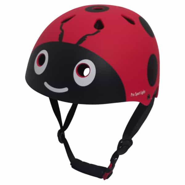 Children's bicycle helmet Pro Sport Lights - Red - Small