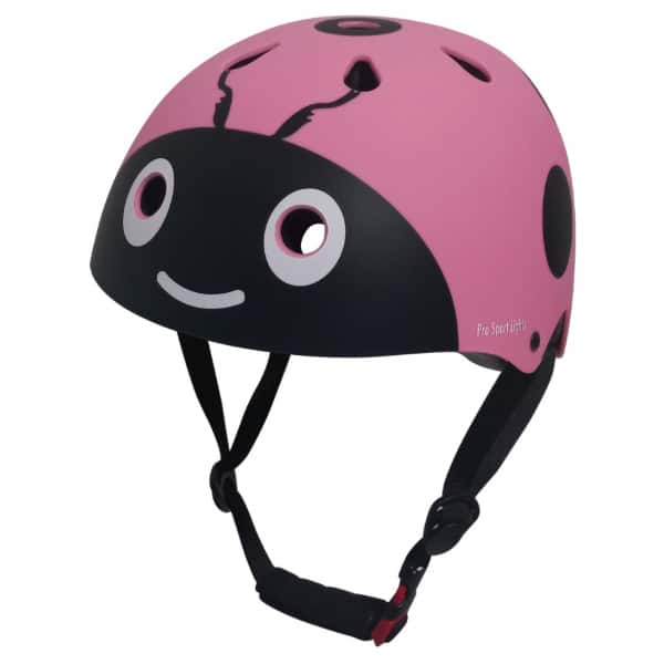 Children's bicycle helmet Pro Sport Lights - Pink - Small
