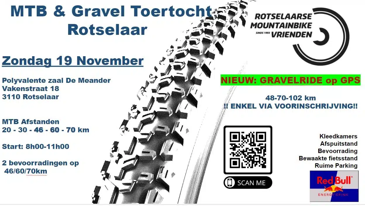 MTB & Gravel Toertocht Rotselaar