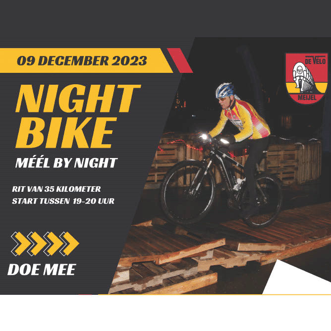 Meel MTB Toertocht by night