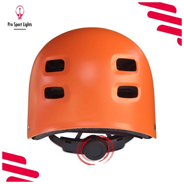 Speed Pedelec Bicycle Helmet - NTA 8776 - M/F - Orange Adjustable rear view