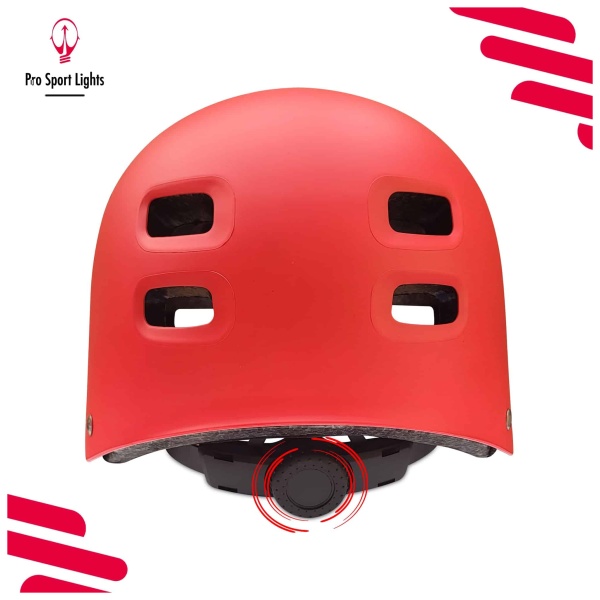 Speed Pedelec Bicycle Helmet - NTA 8776 - M/F - Red - rear view adjustable