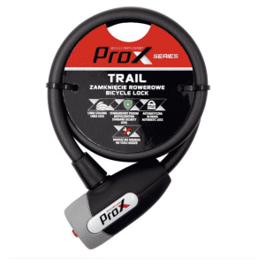 Bicycle lock ProX Trail - Black - 100cm