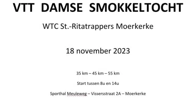 VTT Damse smokkeltocht banner