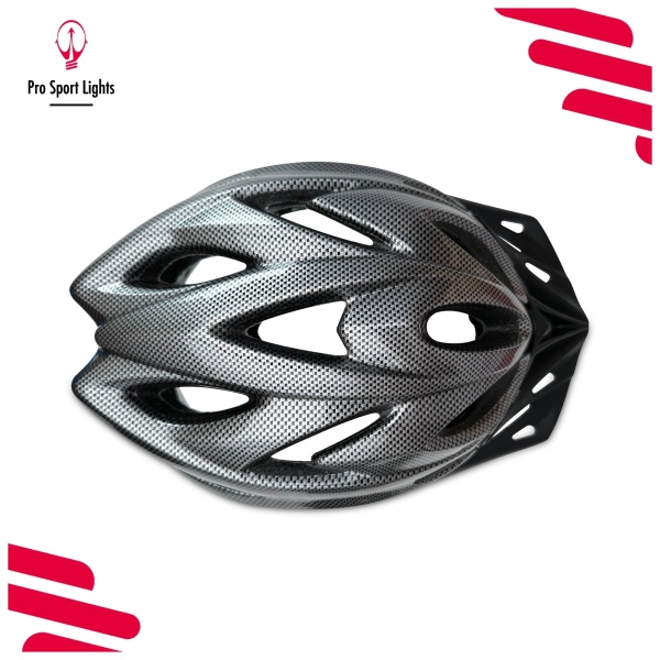 Casco de ciclismo Mujer/Hombre - Look de carbono Top con visera solar