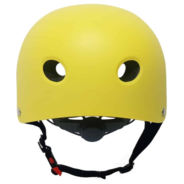 Children's bicycle helmet Matte Yellow rear