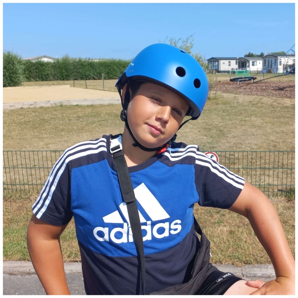Buy children's bicycle helmet Matte Blue