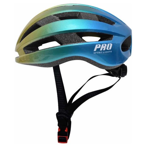 Cycling helmet Race Performance MV, ML, Gold green Blue Side detail