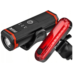 Juego de iluminación para bicicleta superbrillante, recargable por USB
