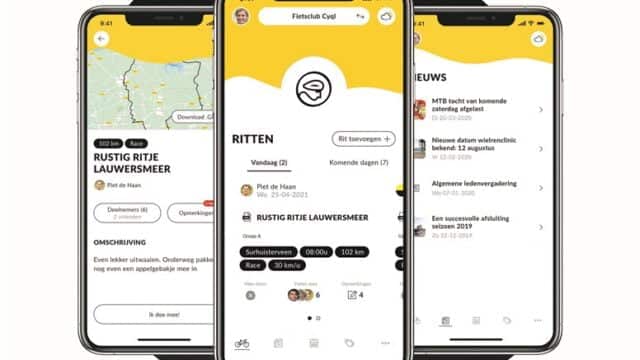 Cyql Sport app voor fietsers en clubs NL