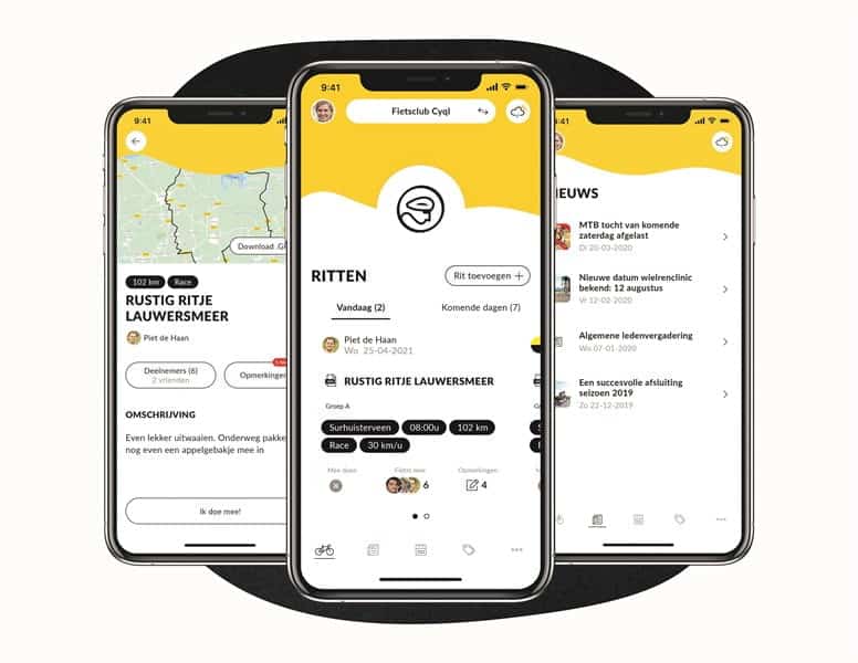 Cyql Sport app voor fietsers en clubs NL