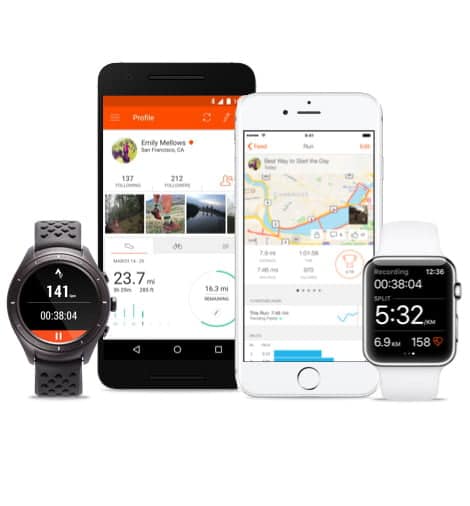 Strava app devices