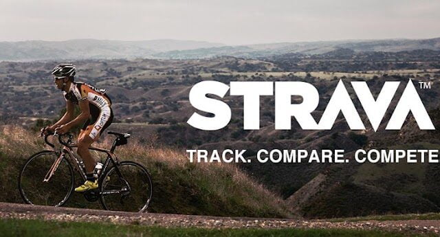 Strava app voor fietsers logo