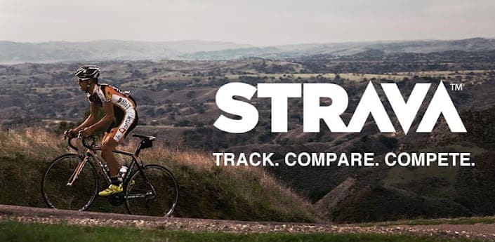 Strava app voor fietsers logo