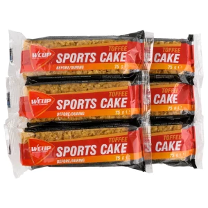 Wcup Sports Cake Toffee (6 x 75g - Standaard verpakking)
