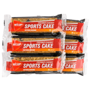 Wcup Sports Cake Coconut - Cherry (6 pieces)