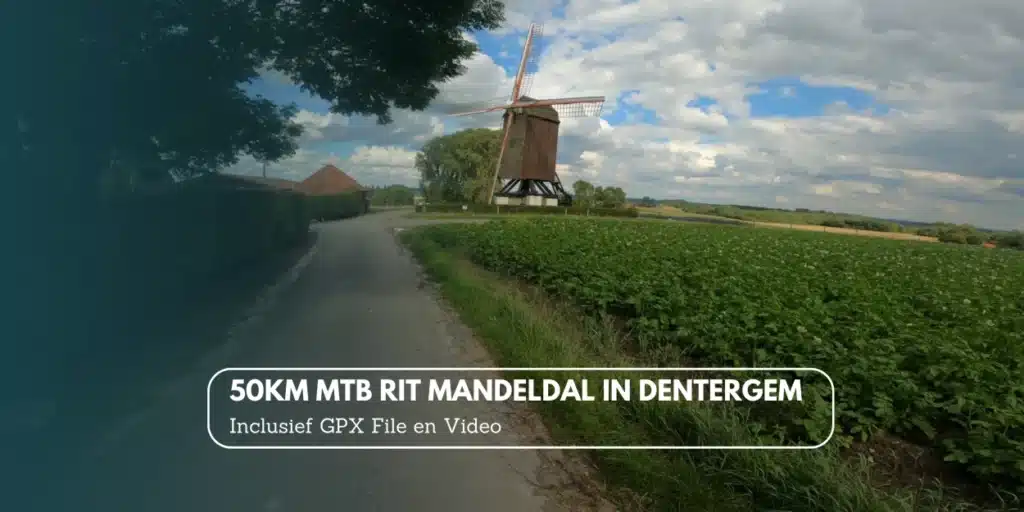Paseo en MTB de 50 km por Mandeldal en Dentergem kl