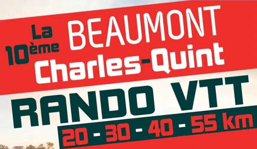 Rando VTT Charles-quint Beaumont banner