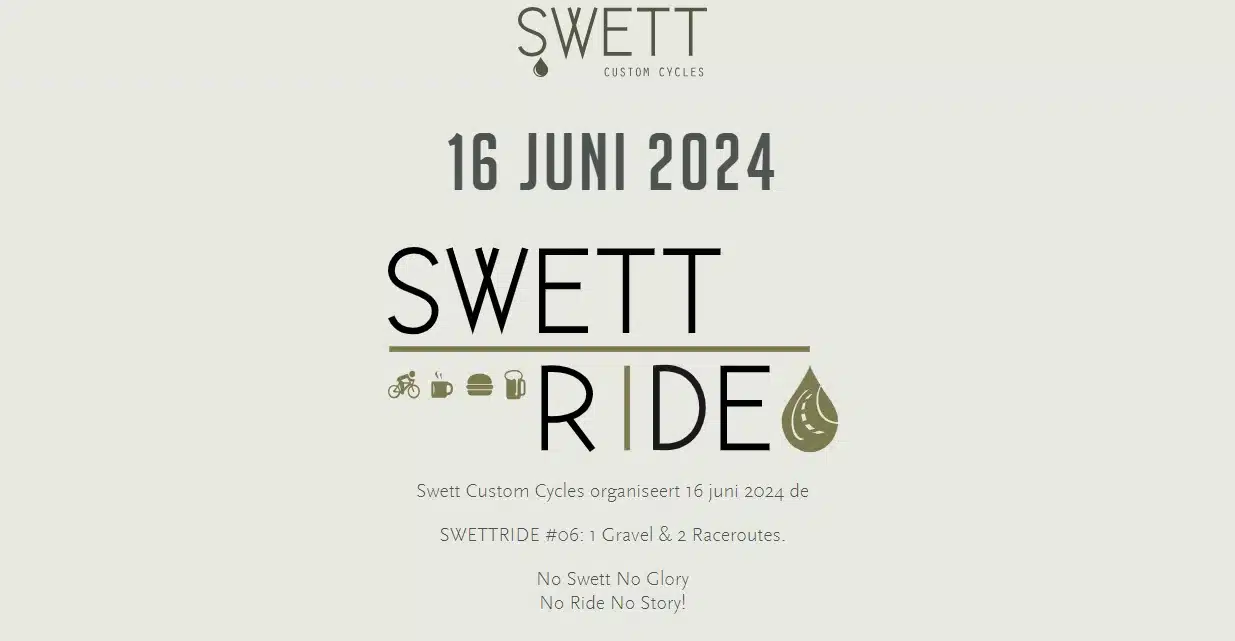 SWETT ride Cyclo en gravel toertochten