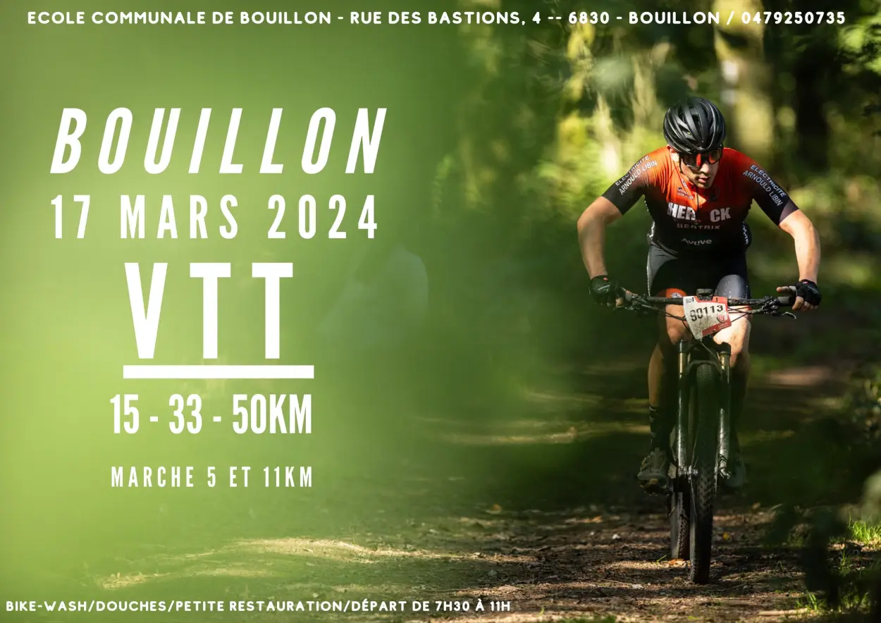 Bouillon VTT - Ecole Communale 2024 kl