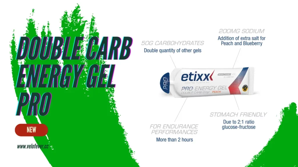 NEW DOUBLE CARB ENERGY GEL PRO LINE Etixx