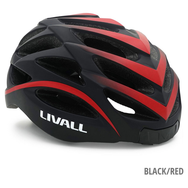 Livall Smart Sport fietshelm BH 62 NEO zwart rood